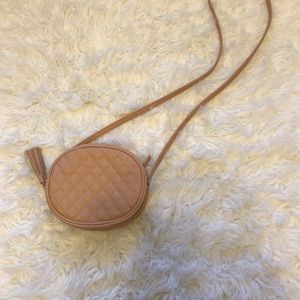 Light pink small cross body purse